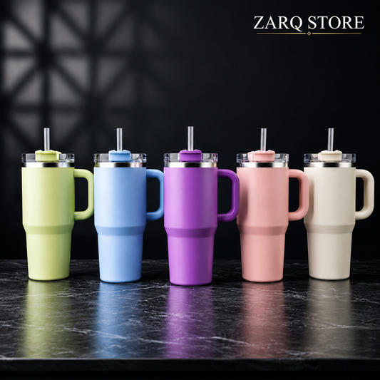 20oz Mini Stainless Steel Tumbler – Hot & Cold Travel Mug (Colour Random)
