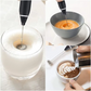 Rechargeable Electric Milk Frother & Whisk Set | 3-Speed USB Rechargeable Coffee Beater with Stainless Steel Whisk