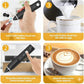 Rechargeable Electric Milk Frother & Whisk Set | 3-Speed USB Rechargeable Coffee Beater with Stainless Steel Whisk