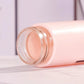 BPA Free Glass Water Bottle | 400ml Portable Tumbler | With Protective Plastic Shell | For School, Gym, Home & Office (Random colour)