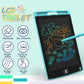 LCD Writing Tablet for Kids 8.5 Inch, Colorful Drawing & Doodle Board, Reusable Writing Pad with Stylus for School & Home