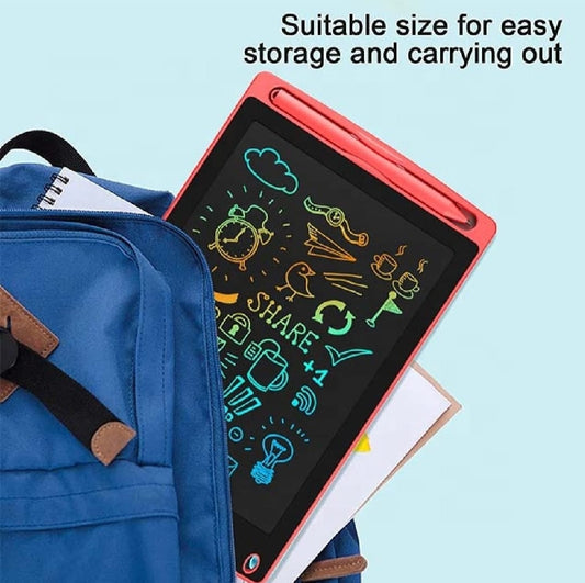 LCD Writing Tablet for Kids 8.5 Inch, Colorful Drawing & Doodle Board, Reusable Writing Pad with Stylus for School & Home