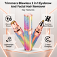 Rechargeable 2-in-1 Eyebrow Trimmer & Facial Shaver