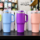 20oz Mini Stainless Steel Tumbler – Hot & Cold Travel Mug (Colour Random)