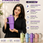 20oz Mini Stainless Steel Tumbler – Hot & Cold Travel Mug (Colour Random)