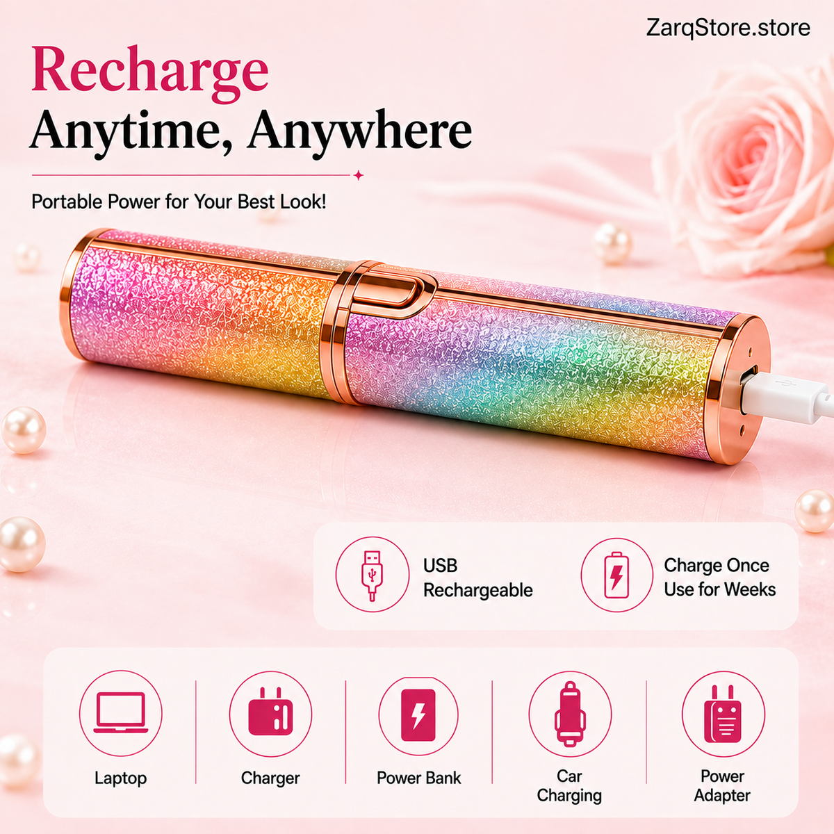 Rechargeable 2-in-1 Eyebrow Trimmer & Facial Shaver