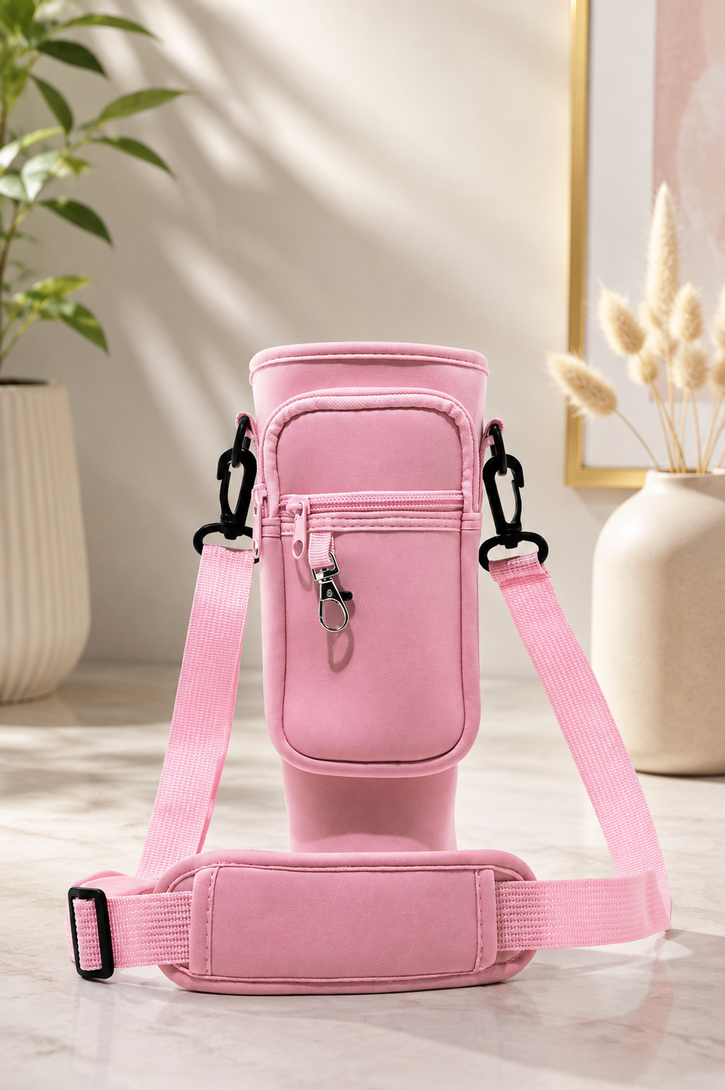 Blush Pink 40oz Tumbler Carrier Bag